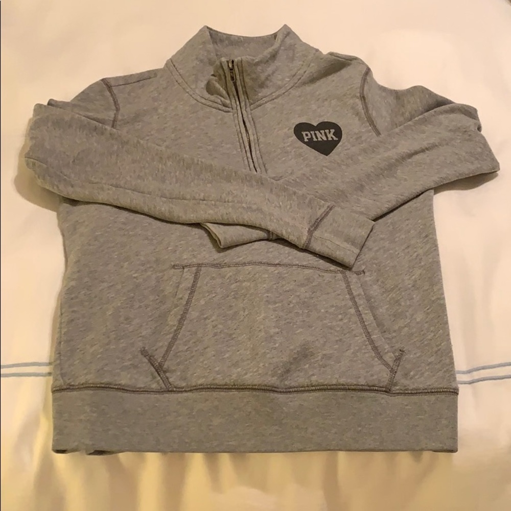 Victoria Secret PINK Half Zip Sweatshirt